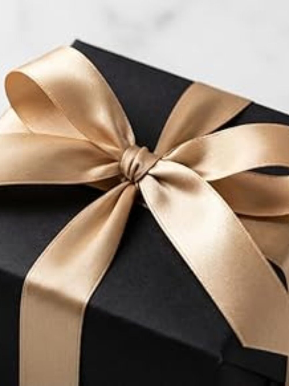 Gold Satin Ribbon 1 Inch x 4 Rolls Gold Wide Satin Fabric Ribbon for Gift Packag